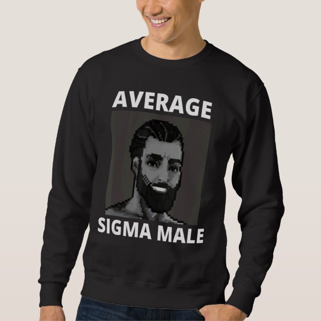 Moletom Meme 28 Sigma Male Grindset Média Gigachad (Frente)