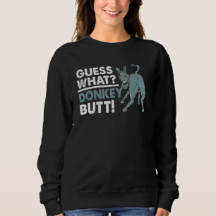 Moletom Meme de Dizeres Engraçados do Traseiro de Burro Pi
