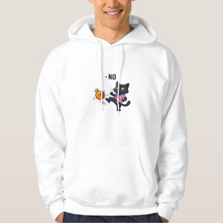 Moletom Meme Político Engraçado Sem Design de Gato