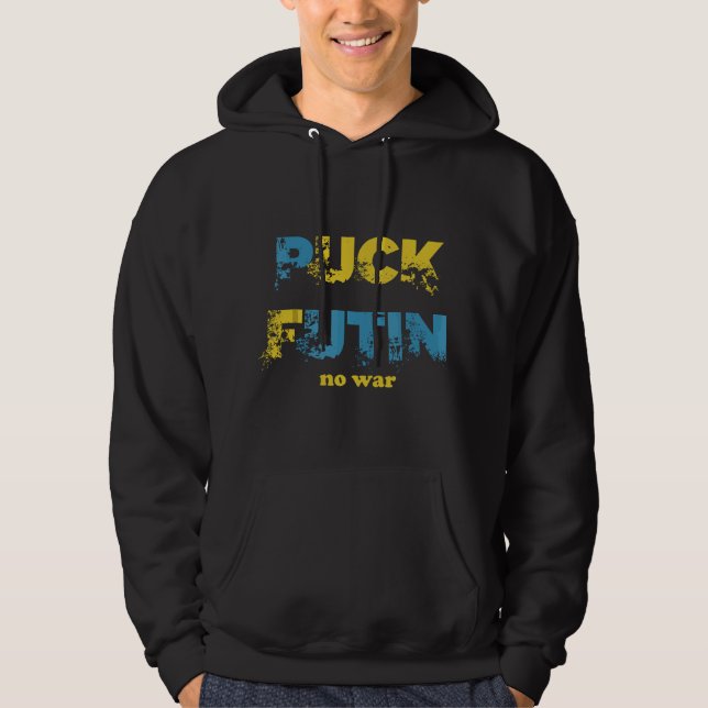Moletom meme puck futin sem guerra  (Frente)