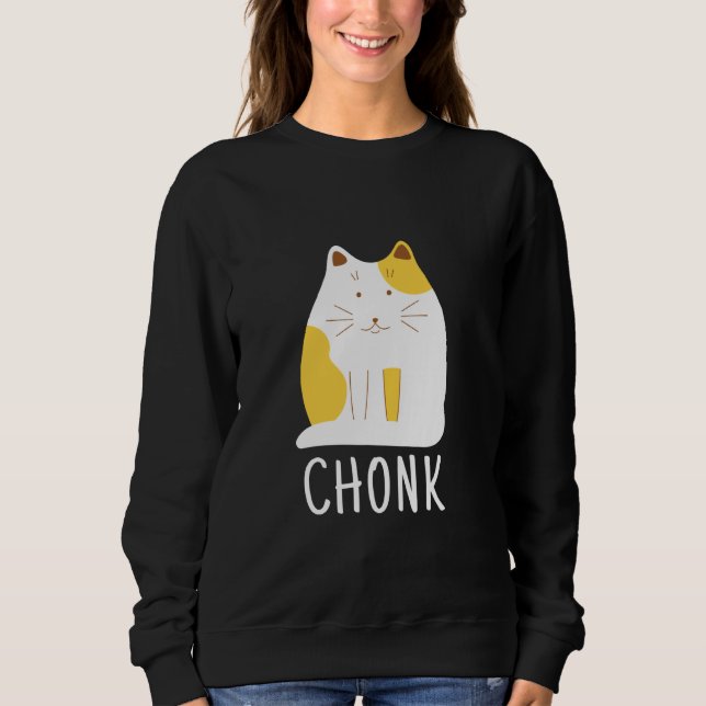 Moletom Memória Chonk Cat Engraçado (Frente)