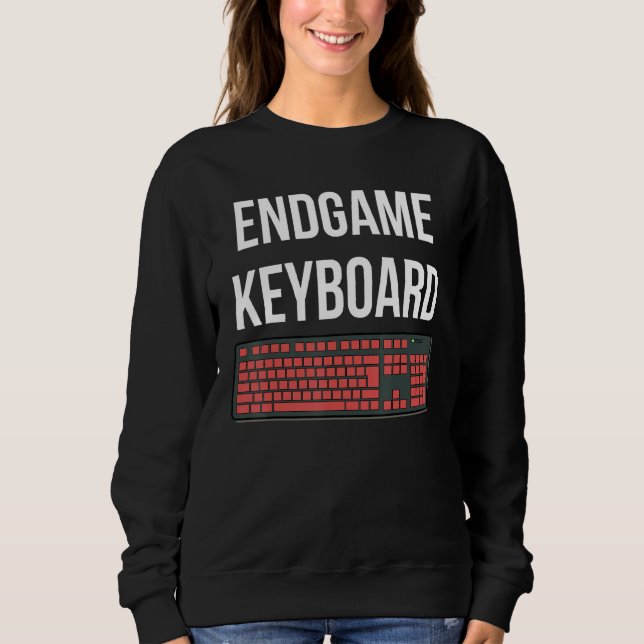 Moletom Memória De Jogos De Pc Do Teclado Mecânico Endgame (Frente)