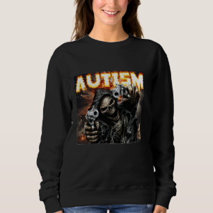 Moletom Memória do Esqueleto Autismo, Armas do Esqueleto A