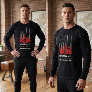 Moletom Memorial Day Patriotic US Flag Soldier Honor 