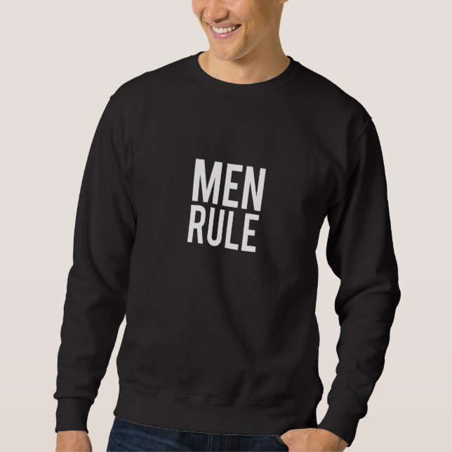 Moletom MEN RULE Design For masculinism Men empowerment gi (Frente)