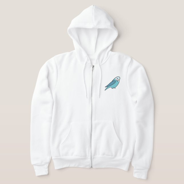 Moletom Men’s Hoodie with Girl Parakeet (Postura )