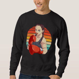 Moletom Menina Boxer Mulher-Luz Mulher-Luz Boxando Naufrág