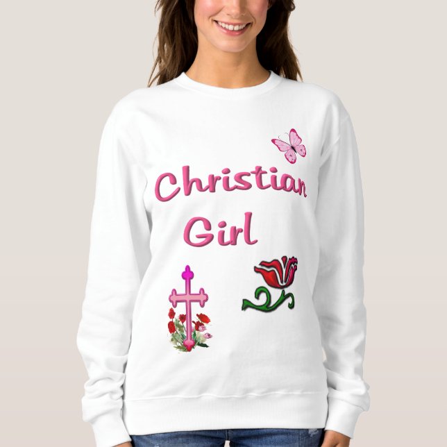 Moletom Menina Cristã (Frente)