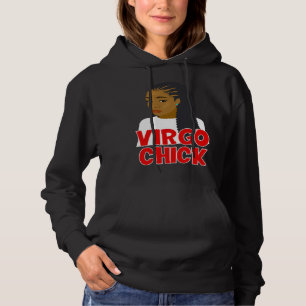 Moletom Menina de Virgem Afro-Americana Com Tranças Zodi