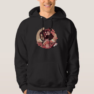 Moletom Menina Geisha japonesa flor de cerejeira neve m