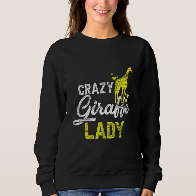 Moletom Menina Louca Lady Vintage Zoo Keeper Girls Mulhere (Frente)
