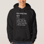 Moletom Menina Norueguesa, Noruega Funny Country Home Root<br><div class="desc">Menina Norueguesa,  Noruega,  Engraçada,  País Residencial,  Descendência</div>