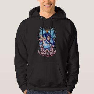 Moletom Menina Samurai Katana Guerreira Japonesa Kendo