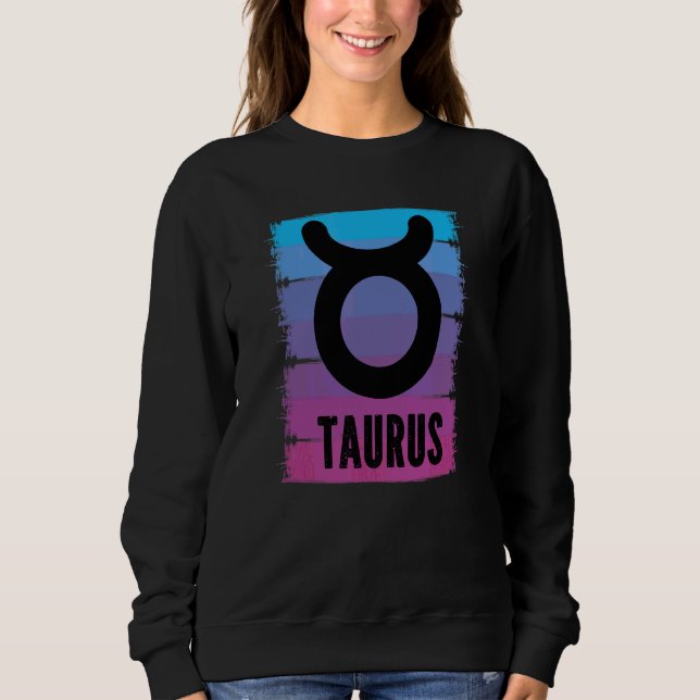 Moletom Menina Taurus Mulher Cuta Zodiac Astrologia Conste (Frente)