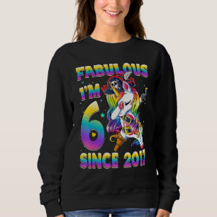 Moletom Meninas de 6 anos bebendo Unicorn pirata 6 Birt