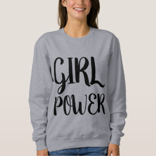 MOLETOM MENINAS DE POTÊNCIA DE GAROTAS T-SHIRTS SWEATSHIRT