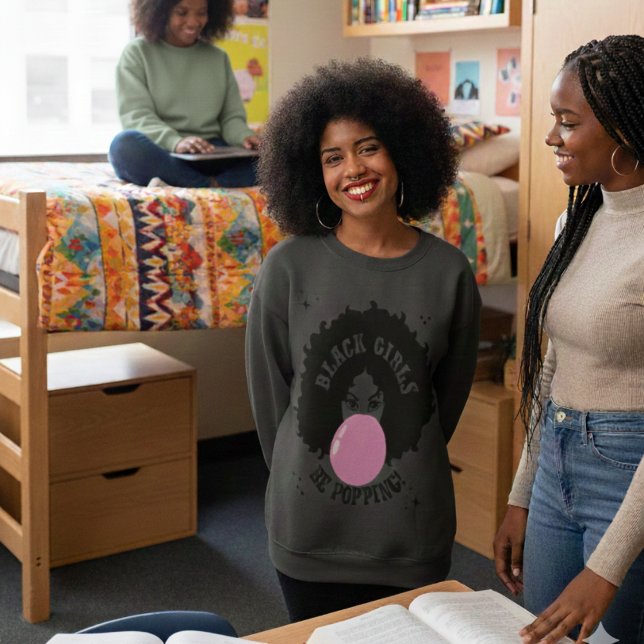Moletom Meninas Negras Estariam Espancando Bonitas (Criador carregado)