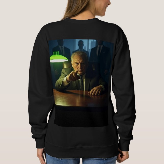 Moletom Meninas pretas de camisola preta (Verso)