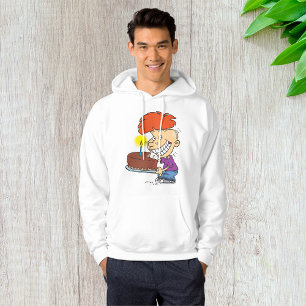 Moletom Menino de Desenho Animado Divertido com Bolo de An