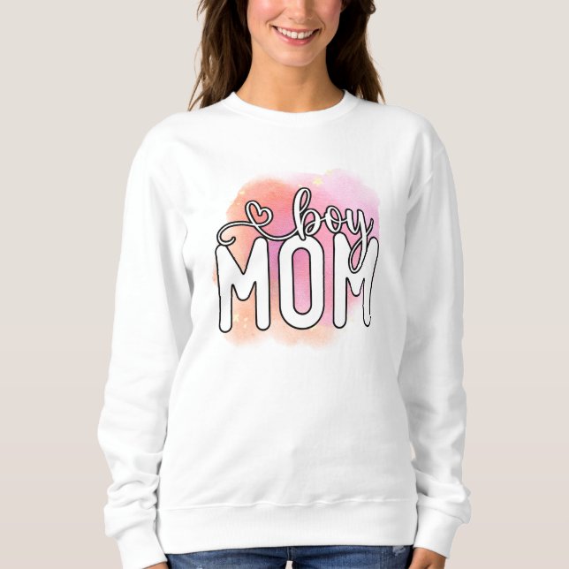Moletom Menino Mamãe Presente para o Dia de as mães da mam (Frente)
