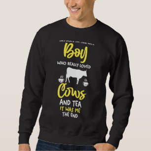 Moletom Menino Que Ama Chá E Vaca