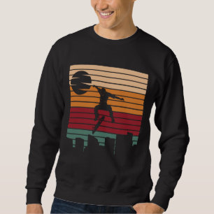 Moletom Meninos De Skateboard De Cidade De Skater Retro