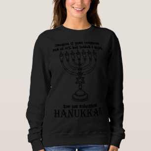 Moletom Menorah Chanukah Hanukkah Engraçado Sarcástico
