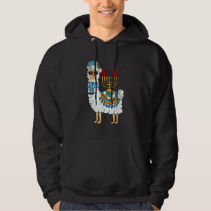 Moletom Menorah Hanukkah Lhama Fofa Alpaca Chanukah