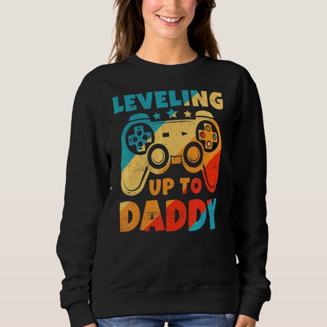 Moletom Menores Nivelando Até Pai Gamer Pai Gravidez Anno (Frente)