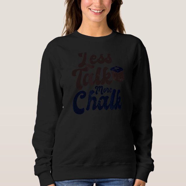 Moletom Menos Fale Mais Bilhetes De Chalk (Frente)