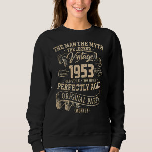 Moletom Mens 69 Anos Vintage 1953 69º Dia