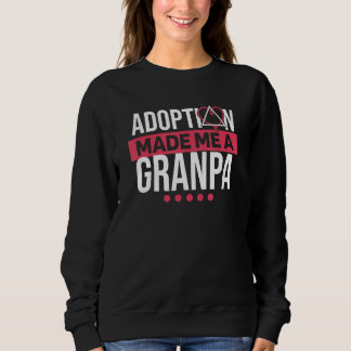Moletom Mens Adoption Made Me A Grandpa Adoptive Parents a
