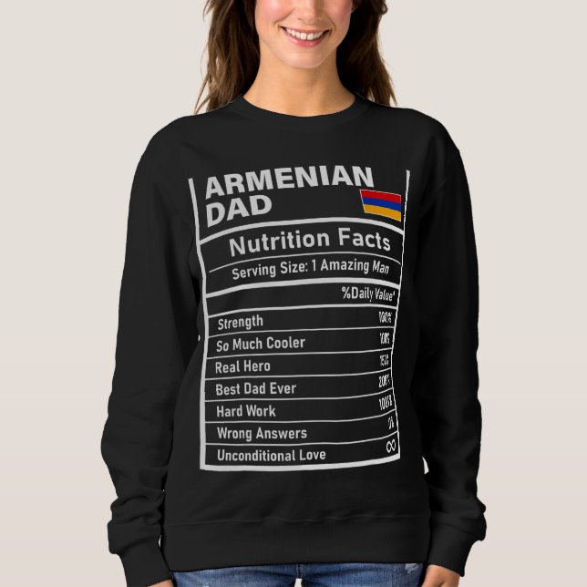 Moletom Mens Armênios Fatos de Nutrição de Pais Dia de os  (Frente)