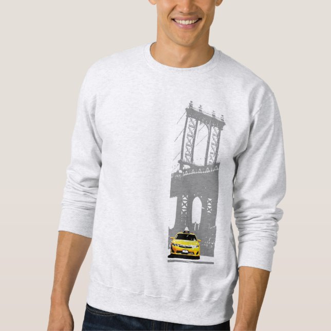 Moletom Mens Basic Sweatshirts New York Nyc Brooklyn (Frente)