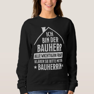Moletom Mens Bauherr A Dizer Casa