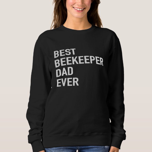Moletom Mens Beekeeper Best Beekeeper Dad Ever   Honeybee  (Frente)