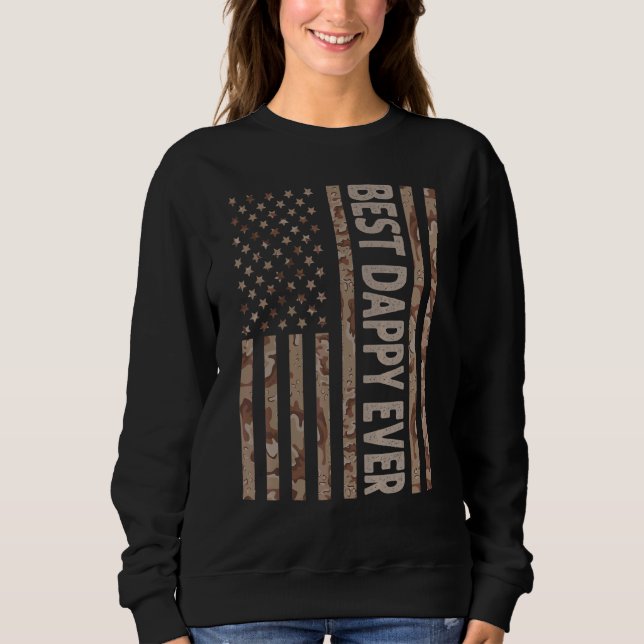 Moletom Mens Best Dappy Alguma Vez Nos Eua Flag American G (Frente)