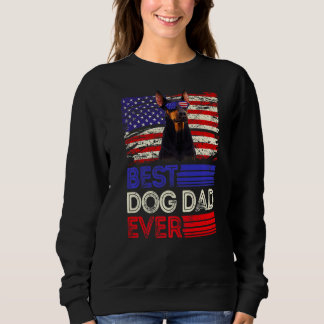 Moletom Mens Best Doberman Pai Ever American Flag Patrioti