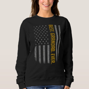 Moletom Mens Best Grandad Ever American Flag Gift For Gord