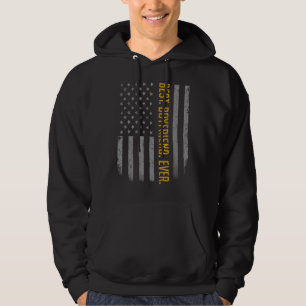 Moletom Mens Best Namorado alguma vez American Flag For Fa