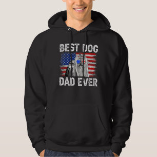 Moletom Mens Best Yorkshire Terrier Pai Ever American Flag