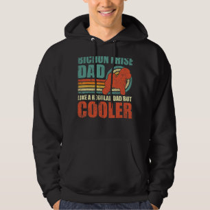 Moletom Mens Bichon Frise Pai Como Um Pai Regular Mas Cool