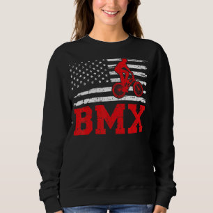 Moletom Mens Bmx Biking Style American Flag Bmx Fath