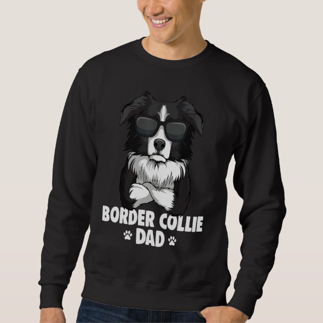 Moletom Mens Border Collie Dog Dad (Frente)