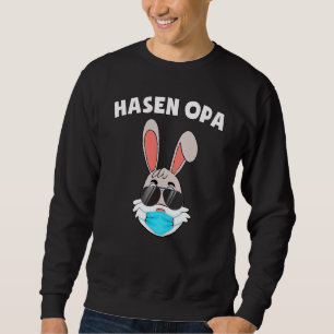 Moletom Mens Bunny Avô Páscoa Coelheira Cony Mask Ook