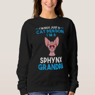 Moletom Mens Cat Avô Sphynx Avô