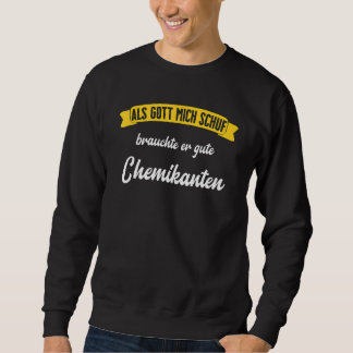 Moletom Mens Chemikant Als Gott Mich Schf Para Químicos