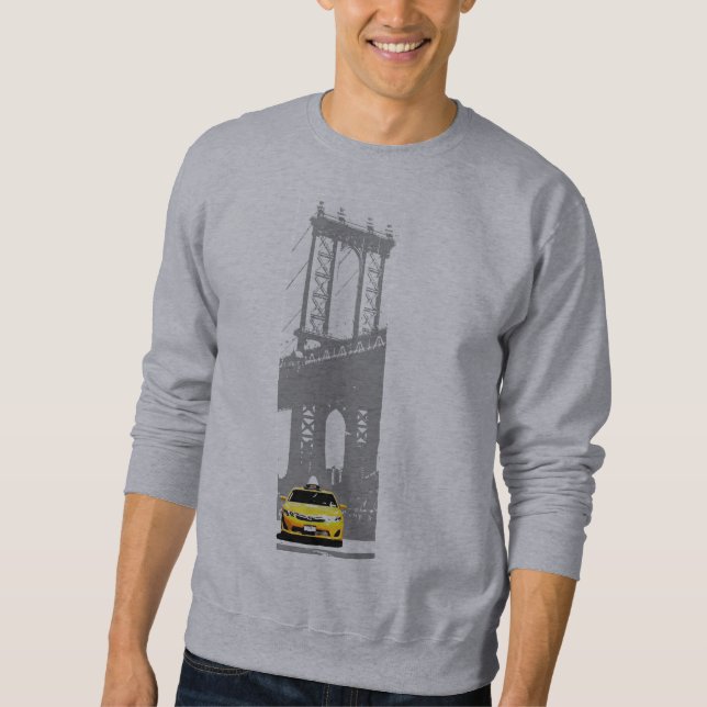 Moletom Mens Clothing New York Yellow Taxi Brooklyn (Frente)