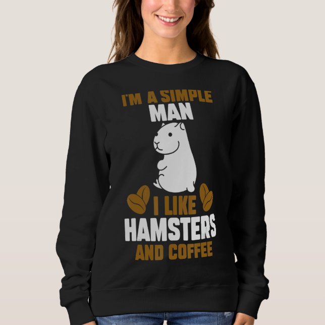 Moletom Mens Coffee Hamster (Frente)