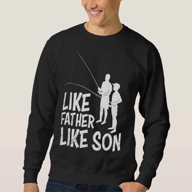 Moletom Mens Como Pai Como Filho E Pai De Anglas (Frente)